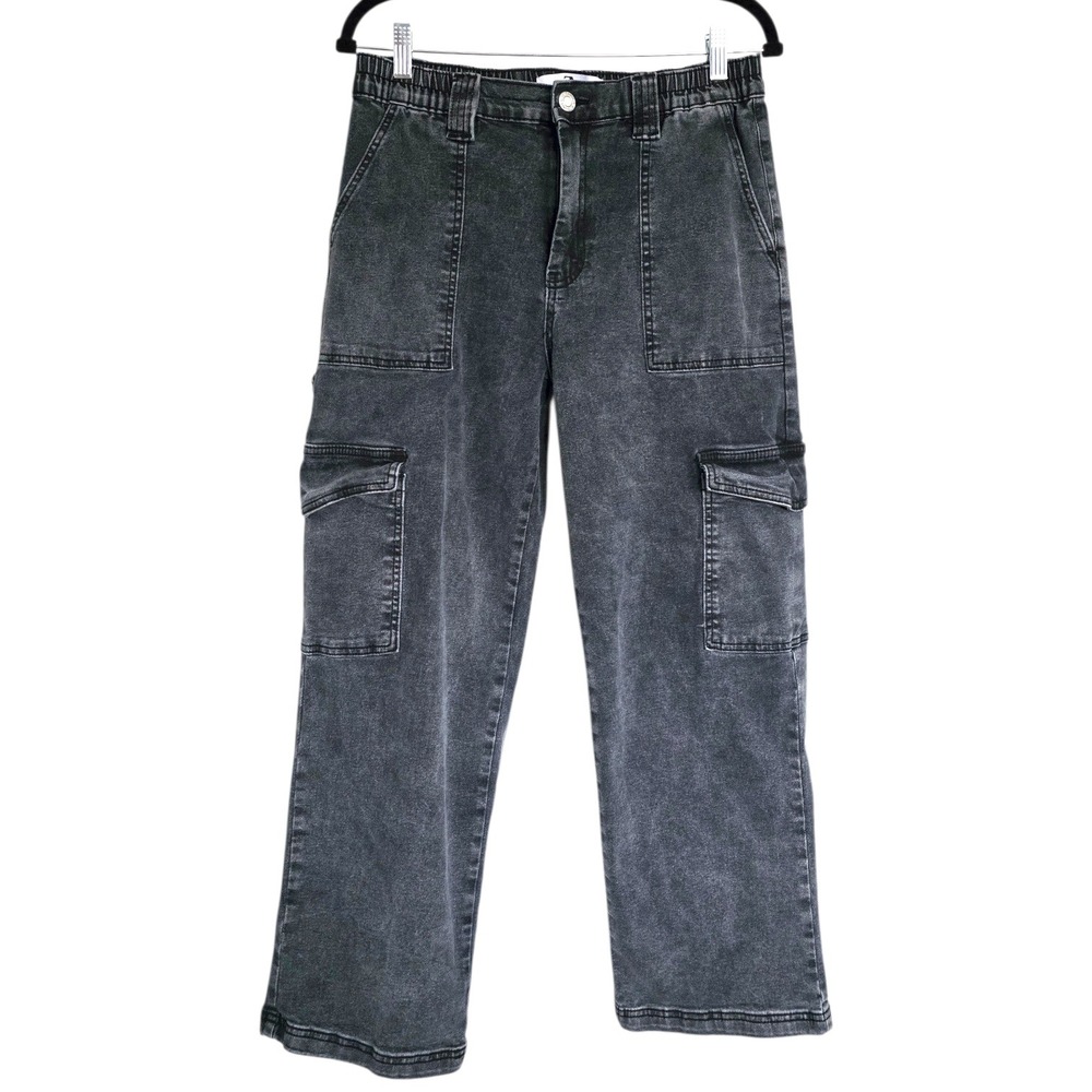 Flying‎ Angel Gray Baggy Cargo Jeans High Waisted 13